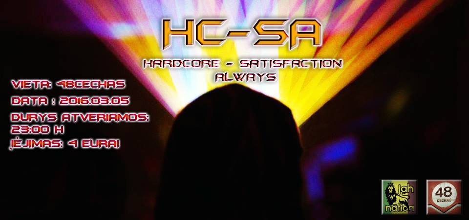 HC-SA HARDCORE - Satisfaction Always